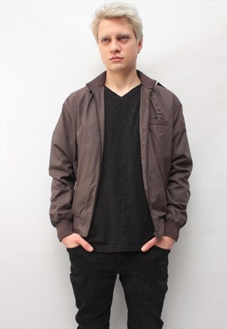 VINTAGE 90' AMAZING COOL BRONSE LIGHT JACKET