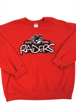 Vintage 90s Gildan Red Graphic Sweatshirt 