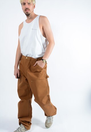 VINTAGE CARHARTT WORKWEAR JEANS WITH LOGO