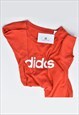 VINTAGE 90'S ADIDAS T-SHIRT TOP RED