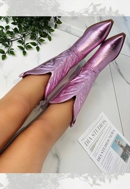 Cowboy boots Pink western cowgirl boots