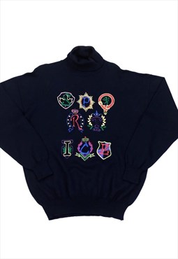 Iceberg jumper 90s Embroidered Wool Design