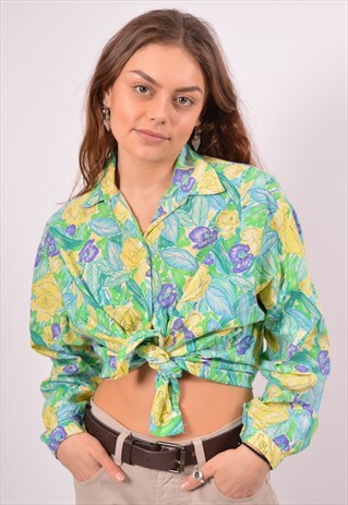 VINTAGE SHIRT LOOSE FIT FLORAL MULTI