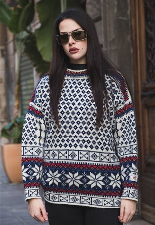 VINTAGE WOOL KNITWEAR PATTERN '90 MULTICOLOR COD. 1-115