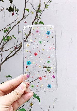 HANDMADE REAL FLOWERS IPHONE /SAMSUNG CASE