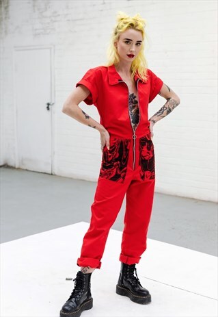 BOILER SUIT- POSTIE RED