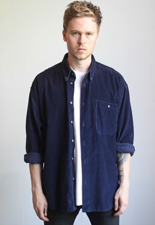 VINTAGE OVERSIZED CORDUROY SHIRT