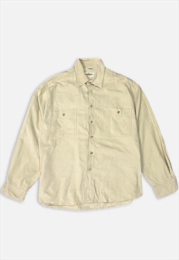 90s Cord Shirt : Cream 