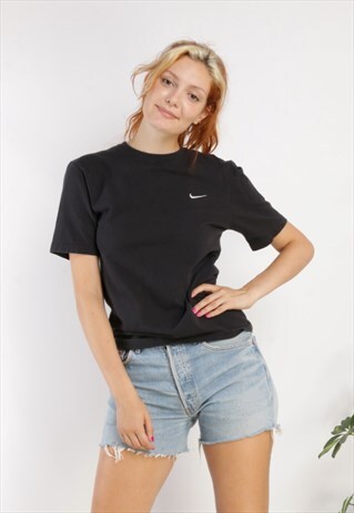 VINTAGE NIKE T-SHIRT BLACK Z798
