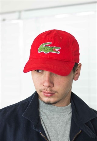VINTAGE LACOSTE CAP HAT LOGO 90S X 3.3
