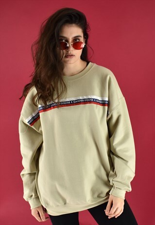 G&G UNISEX SAND RWB RIBBON SWEAT