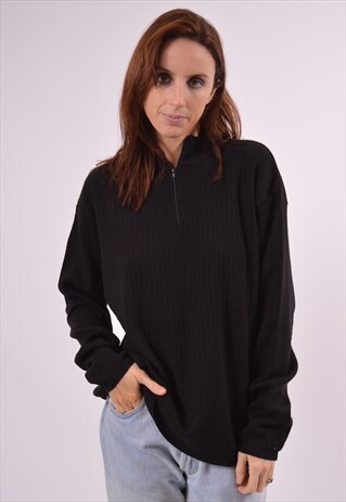 VINTAGE CALVIN KLEIN JUMPER SWEATER BLACK