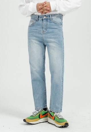 KALODIS VINTAGE CLASSIC CASUAL CROPPED JEANS