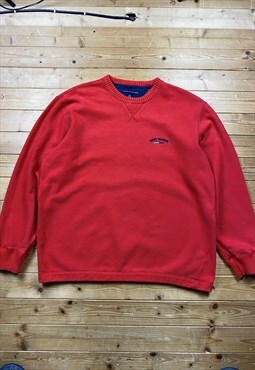 Vintage Tommy Hilfiger red sweatshirt XL 