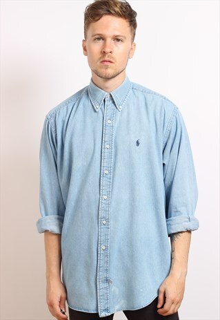 VINTAGE RALPH LAUREN DENIM SHIRT