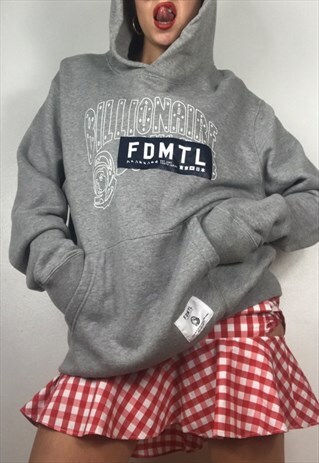 BILLIONAIRE BOYS CLUB COLLAB FDMTL GREY HOODY HOODIE