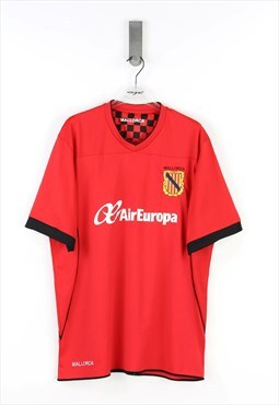 Mallorca Modern Football T-shirt in Red - XL