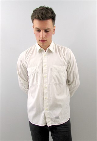 VINTAGE 90'S LEVIS WHITE SHIRT