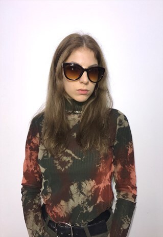 VINTAGE 90'S NEW BEAUTIFUL BROWN UNISEX SUNGLASSES