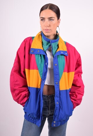 WOMENS VINTAGE JACKET MEDIUM MULTI 90'S