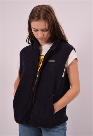 VINTAGE NAUTICA FLEECE GILET BLUE