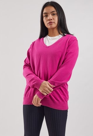 VINTAGE TOMMY HILFIGER V-NECK JUMPER