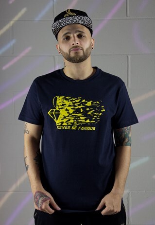 NEVER BE FAMOUS SHATTERED T-SHIRT