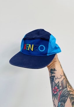 Vintage Kenzo 5 Panel Embroidered Hat Cap