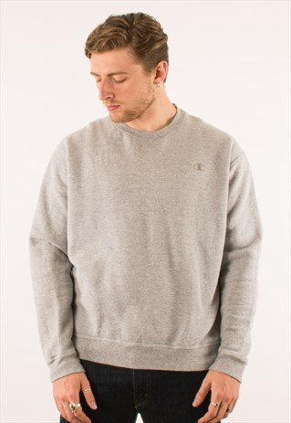 VINTAGE 90S GREY CHAMPION SWEATSHIRT CREWNECK