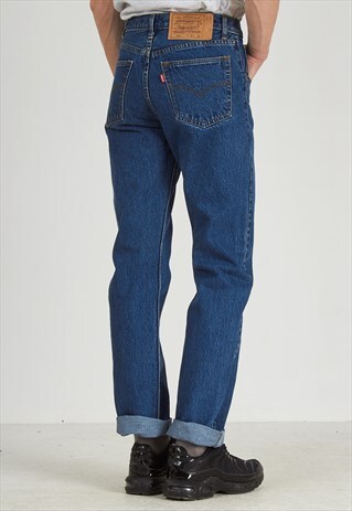 VINTAGE BLUE LEVI'S 501 FIT DENIM JEANS