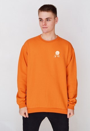 ORANGE SUNSET (WHITE) SWEATSHIRT