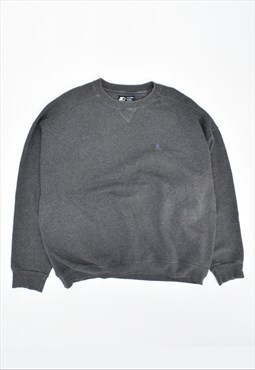 Vintage 90's Starter Sweatshirt Jumper Grey