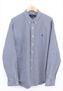 Vintage Ralph Lauren Shirt Multicolour Check With Chest Logo