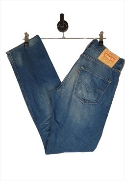 Levi's 501's Denim Jeans Size W29 L34 In Blue Men's 