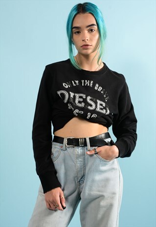 VINTAGE BLACK DIESEL SWEATSHIRT