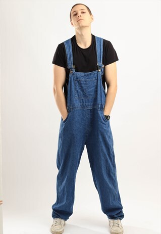 VINTAGE KETTLE CREEK DENIM DUNGARESS