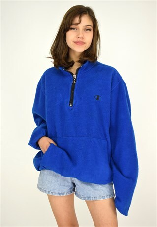 VINTAGE CHAMPION 1/4 ZIP FLEECE