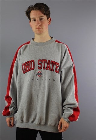 ohio state embroidered sweatshirt