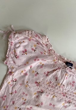 Vintage Milkmade Style Baby Pink Floral Top Tshirt