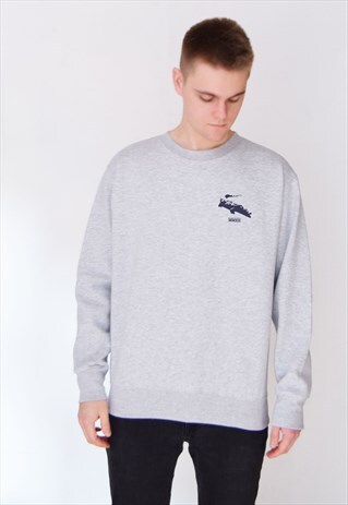 GREY CROCODILE (NAVY) SWEATSHIRT