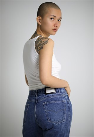 RARE VINTAGE VERSACE HIGH WAIST MOM JEANS