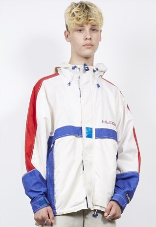 VINTAGE 90'S TOMMY HILFIGER KEVLAR WATERPROOF JACKET