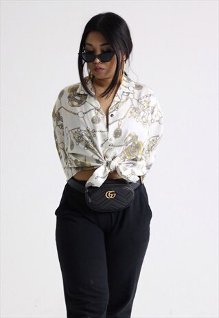 VINTAGE SILKY 90S OG PRINTED SHIRT