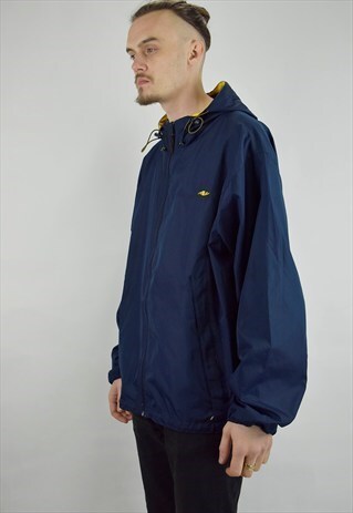 VINTAGE 90S ZIP UP WINDBREAKER 'PAC-A-MAC' FESTIVAL JACKET