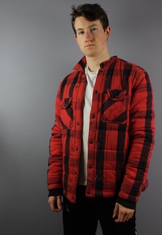 VINTAGE LEVIS WORKWEAR FLEECE IN RED WITH EMBROIDERY