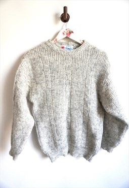 Vintage Norwegian Wool Sweater Cardigan Jumper Norway Woolen