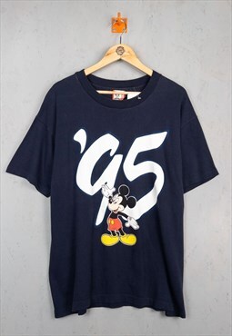 Vintage 1995 Disney Disneyland T-Shirt Navy Large