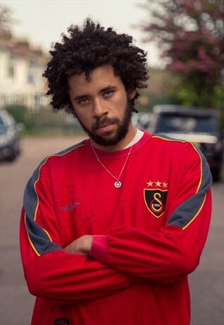 VINTAGE GALATASARAY UMBRO SWEATSHIRT IN RED