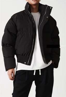 Men's Warm solid color cotton coat AW VOL.3