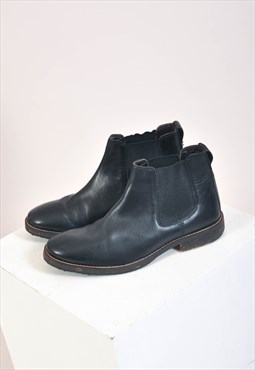 Vintage 00s real leather ankle boots